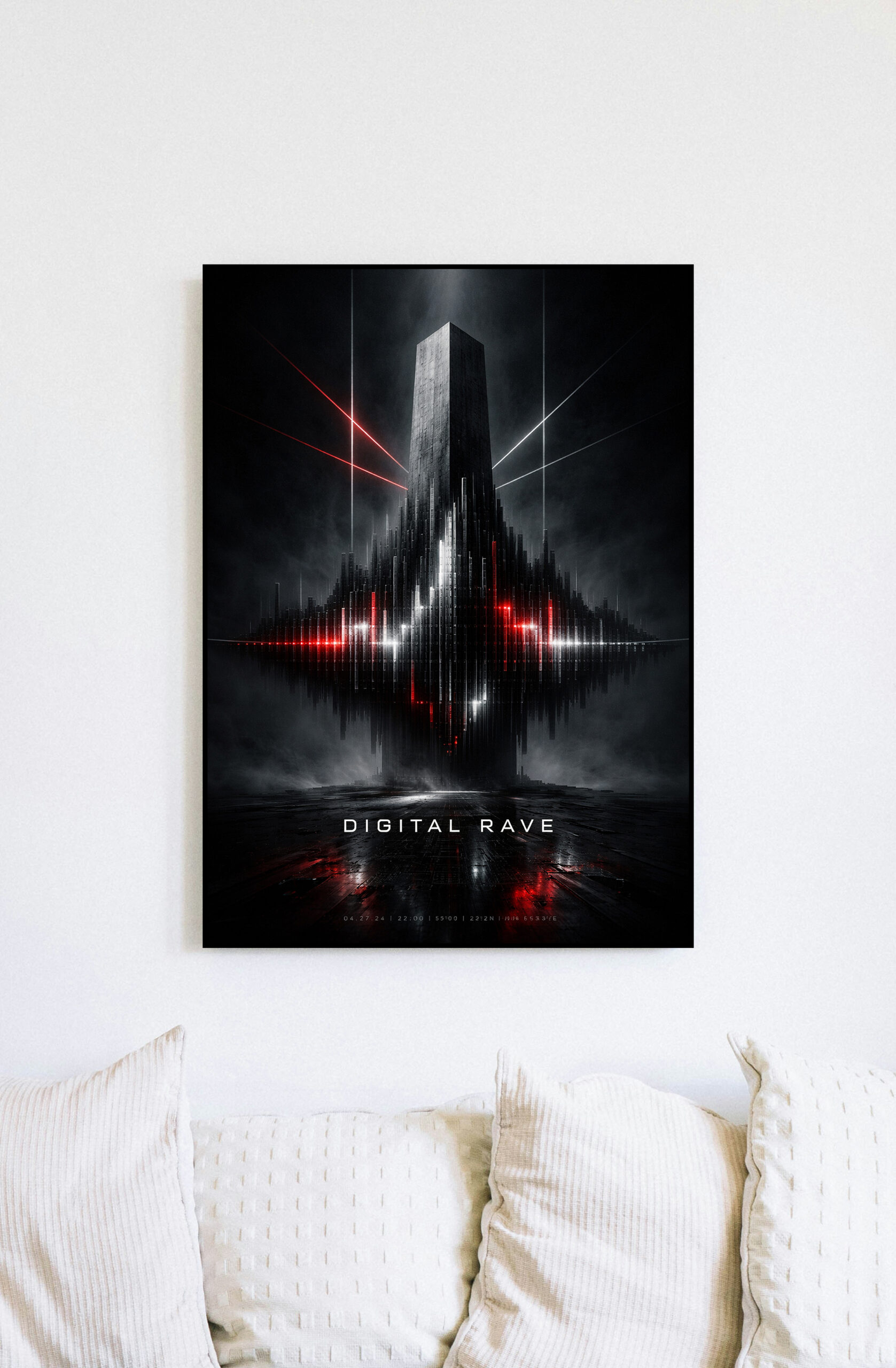 Digital Rave — Techno Signal Poster - Image 2